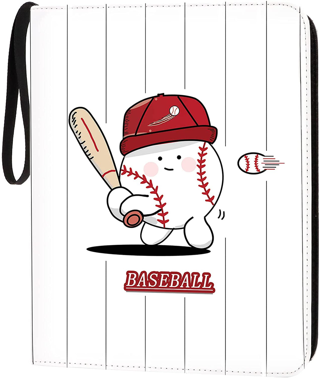 Card Binder 9 Pocket, Trading Card Binder with Sleeves, Baseball